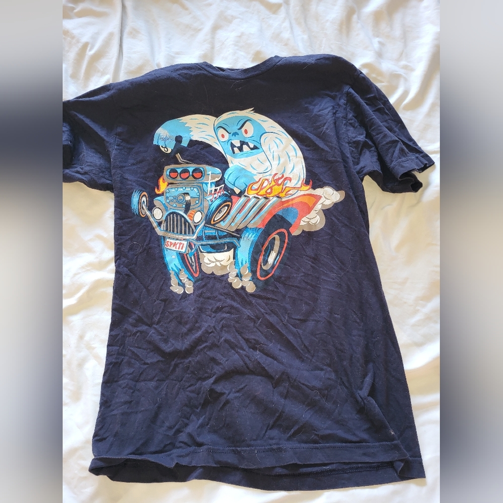 Gama Go Monster Graphic Men's T-Shirt - Navy